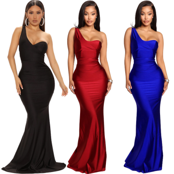 New Fashion Womens One-shoulder Long Dress Formal Party/Cocktail Evening Dresses